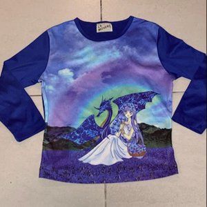 Vintage 90's Anime Princess Dragon Tee